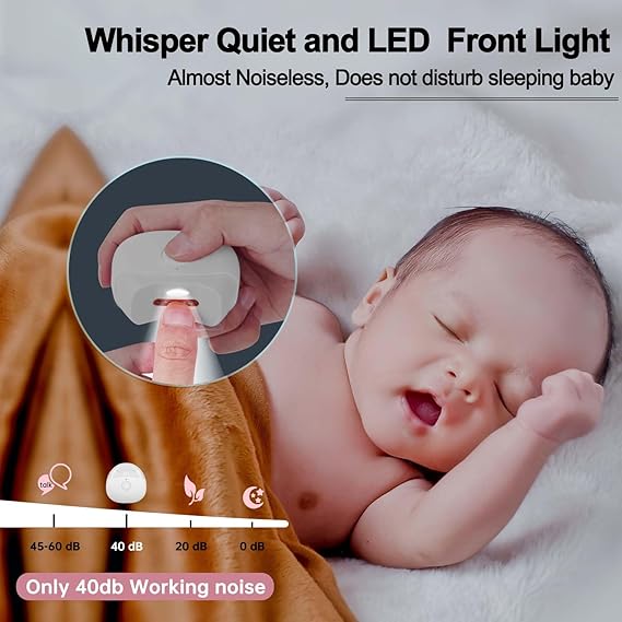 Electric Baby Nail Clipper 👶 Safe Automatic Trimmer